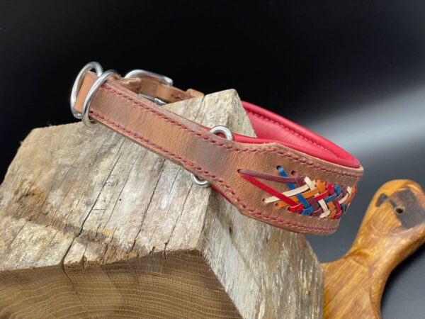 Geschirrlederhalsband "Marley - Ocean Vibes" mit verstellbarem Zugstopp